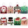 Gift Wrap 10Pcs Christmas Candy Box Cartoon Gingerbread House Cookie Packaging 2024 Xmas Year Party Decor Tree Ornament