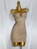 Freizeitkleider Feicheng Damenbekleidung Mode Elegant Slim-Fit Sexy Figurschmeichelndes Kleid 159