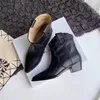 Luxury Brand Winter Women Isabel Dewina Ankle Boot Marants Suede Leather Platform Sole Lady Martin Boots Party Wedding Lady Walking EU36-42 With Box