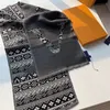 Diseñador 100% bufandas de lana Moda de lujo Monograma Estampado Bufandas de lana de invierno Abrigos de mujer Rayas MNG Letra de dos caras Tamaño impreso 200 * 33 CM