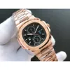 Top clássico Designer Relógios PP Pp Mechanical Men's Watch Design de luxo Nautilusfashion Pulseira Montre de Luxe Bracele Gift