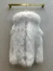 Women's Fur Vest Fashion Senior Personlighet Varma och bekväma 2024 Fall Winter 1202