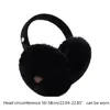 Berets Y166 Unisex Winter Warme Bluetooth-kompatibel Ohrenschützer Drahtlose Plüsch Kopfhörer Musik