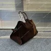 2024 Bag Handtas Designer Leer de grote capaciteit rijhide emmer nieuwe tassen margaux15 suede