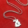 Pendant Necklaces Sterling Silver 925 Personalized Initial Custom Name Love Adorable Animal Chain Jewelry