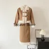 Dwuczęściowa sukienka Faux Fur Vintage Blazers Płaszcz garnitur zwykły koreański 2 set biura biuro Kurtka Kawaii Eleganckie spódnice 2023 Zima 231218