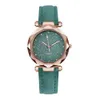 Women's high quality luxury Star sanded leather with waterproof quartz watch