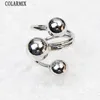 Bandringen 10 stuks spiraal mooi schattig metalen bal vingerringen glad metallic te openen dames sieraden klassiek feest cadeau 8 231218