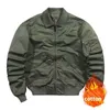 Jaquetas táticas Piloto tático Mens Jaqueta Militar Bomber Casacos Casuais Zíper Sólido Bolso Grande Algodão Acolchoado Jaqueta Jaqueta Masculina ChaquetasL231218