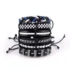 Charme Armbänder ZG Trending Produkte Armband Für Männer Leder Weben Vintage Geflochtene Mehrschichtige Sechs Stück Mode Armreif Männlichen Schmuck