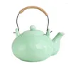 Teaware sets grote capaciteit bundelpot eenvoudige celadon theepot 1000 ml kettle met filterkoeling