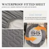 Bedding sets Safe Waterproof Mattress Cover Protector Soft Comfortable Breathable Printing Bed Fitted Machine Washable 231218