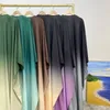 Abbigliamento etnico da donna aperto Abaya musulmano Ramadan comodo manica lunga casual nero Abaya turco Dubai donna islamica 6 colori