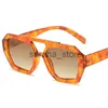 Óculos de sol quadrados óculos de sol vintage Designer de marca Big Frame Sun Glasses Fashion Fashion Outdoors Candy Colors Mirror Oculos de Sol J231218