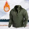 Tactical Jackets US Męska taktyczna kurtka zewnętrzna Ubrania polowań ciepłe zamki błyskawiczne Pulover Men Men WindProof Autumn Zima Płaszcz termiczny 231218