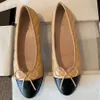 Balettlägenheter skor slingbacks sandal espadilles fiskare kanal kvinna fest bröllop klänning chunky hög klackar brev bow ballerina loafer