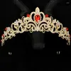 Fermagli per capelli Principessa Corona nuziale Diademi nuziali Festa per donna Prom Compleanno Copricapo con strass Accessori per gioielli per ragazze