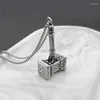 Ожерелья с подвесками, модное ожерелье из титановой стали в стиле панк, литье из нержавеющей стали в стиле ретро