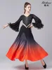 Stage Wear X2163 Lady Modern Dancing Dress Women's Waltz Social Dance Costumes Latin Suit Performance