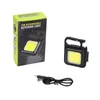 Mini porte-clés USB COB, lampe de travail pour réparation de voiture, veilleuse d'urgence domestique, vente en gros