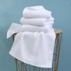 Towel Solid Color Home El Bath Towels Shower Cotton Bathroom Face SPA Club Sauna Beauty Salon Hand White