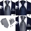 Галстуки на шею Галстуки на шею Hitie 85 см Деловые черные однотонные мужские галстуки с узором пейсли из 100% шелка для мужчин Формальные роскошные свадебные галстуки Gravatas 2 Dhdr1