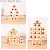 Tri Nesting Stacking Toys Bois Acrylique Gems Cubes Blocs 32pcs 50pcs / set Rainbow Building Enfants Adultes Montessori Jouets éducatifs Cadeaux Q231218