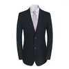 Herrdräkter E1391-Men Casual Summer Suit Loyst Fitting Jacket