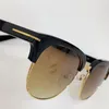 Novo design de moda óculos de sol olho de gato 805-K acetato e armação de metal lentes redondas simples e estilo popular versátil ao ar livre óculos de proteção UV400