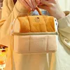 Cosmetische tassen Leuke toastbroodmake-uptas Grote capaciteit Instagram-stijl Hoge uitstraling Draagbare opslag Handheld Crossbody-camera