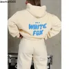 White Foxs dames trainingspakken lente herfst winter nieuwe hoodie set modieuze sportieve sportieve lange mouwen pullover tweedelige set 12 kleuren 297