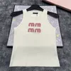 Brev Rhinestone Sticked Vest Women Tank Top Fashion Casual T Shirts Tanks Girl Sleeveless Sports Vests