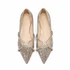 Sandaler 2023 Kvinnor Pumpar Fashion High Heels Transparenta Shoes Jelly Sexig Cross-bundet Party PD02