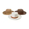 Boinas x457 chapéu de lã enrolada com abas largas pano de lã Caps de jazz forma côncava no estágio de viagens fedora felt chapéus