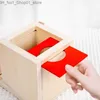 Sortieren, verschachteln, stapeln, Spielzeug, Montessori, 4-in-1, Intelligenzbox, Holz, passendes Sortierspiel, Münzbox, Lernen, Bildung, Spielzeug für Kinder, für Kinder, Geschenk, Q231218