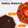 Tri de nidification des jouets pour enfants Carrot récolte Puzzle Montessori Toys Baby Sort Radish Memory Training Games Parent-Child Interaction Educational Q231218