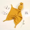 Cobertores Selimut Bayi Katun Halus Lembut Boneka Tidur Baru Lahir Modo Anak-anak Mainan Menenangkan Celemek Handuk