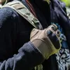 장갑 전술 완전한 손가락 장갑 하드 껍질 군사 야외 사냥꾼 에어로 소프트 볼 페인트 볼 비 슬립웨어 오토바이 장갑