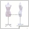 Cintres Racks Femme Mannequin Corps avec Stand Décor Robe Forme Fl Affichage Couture Modèle Bijoux Drop Livraison Brhome Otqvk Home Gard Dh3ce