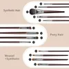 Makeup Brushes Ovw 18/24 Get Makeup Brush Set With Zipper Case Travel Cosmetic Bag Make Up Borstes Professional Studio Synthetic Quality Brush 231218