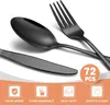 Zestawy naczyń stołowych Złote naczynia Zestaw drewna plastikowe Plastikowe Pałeczki wielokrotnego użytku Motyl Motyl Travel Silverware White Teedores