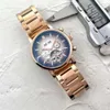 Relojes de diseño clásicos superiores PP Reloj mecánico automático PP Hombres Hollow out Tourbillon Robot Pulsera de moda Montre De Luxe Bracele Regalo