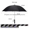 Parapluies Parapluies LED Light Saber Up Laser Sword Golf Changer sur l'arbre / Torche intégrée Flash Parapluie Tq Drop Delivery Home Gard DH51N