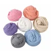 Newborn Photography Wrap Caps Baby Photo Swaddle Hats 2Pcs/Set Solid Knotted India Hat Swaddling Studio Photography Props Accessories BJ