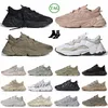 Ozweego OG Running Shoes Grey Knit Dad Cloud White Cargo Gray Knit Core Black Carbon Mesh of Mens Womens Sneakers G9f0#