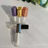 Depolama Şişeleri 1.2ml Boş Gül Altın Dudak Parlatıcı Tüp DIY Doldurma Plastik Zarif Sıvı Ruj Konteyneri Yuvarlak Mini Lipgloss Numune