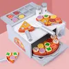 Küchen spielen Essen, so tun als ob Haus Ofen Pizza Spielzeug Holz Simulation Küche Kinder lernen frühe Bildung Kinder Geburtstagsgeschenk 231218