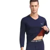 Intimo termico da uomo Abbigliamento e pantaloni Inverno Uomo Intimo di velluto Set Uomo Intimo termico Abbigliamento invernale lungo Uomo Abbigliamento termico spesso Solido 231218