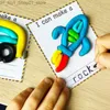 ソートネスティングスタッキングおもちゃモンテッソーリdiy素材のおもちゃ幼児感覚生地プレイトランスポートビジョンカード印刷可能な子供ホームスクールQ231218