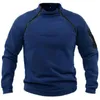 Vestes tactiques pour hommes, pull ample, couleur unie, chaud et respirant, pour l'extérieur, tactique l231218